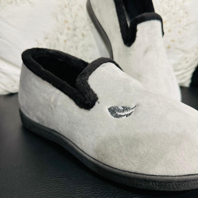 Zapatilla de casa HOLLAND cerrada - Plumaflex gris