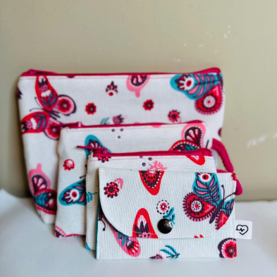 Monedero XL MARIPOSAS  - personalizable