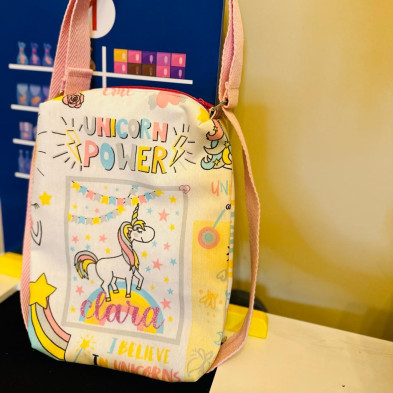 Mini Totebag mochila UNICORNIO - personalizable