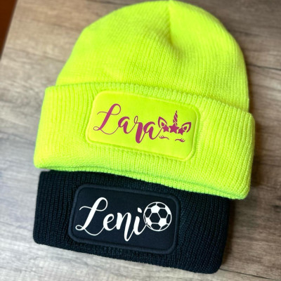 Gorro EVER amarillo flúor - personalizado