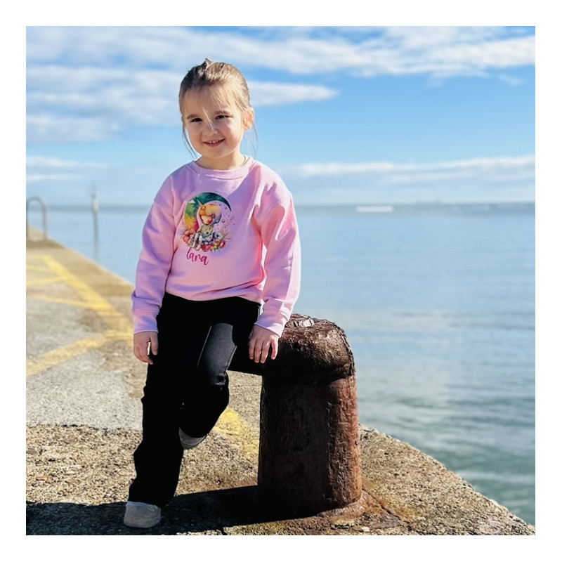 Sudadera infantil LUNA - personalizable