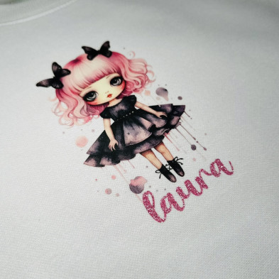 Sudadera infantil BlackDoll - personalizable