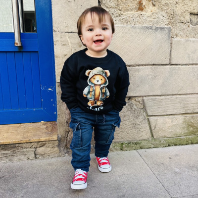 Sudadera infantil OSO bebé - personalizable