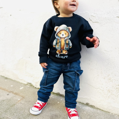 Sudadera infantil OSO bebé - personalizable