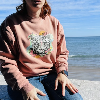 Sudadera unisex Tigre - personalizable