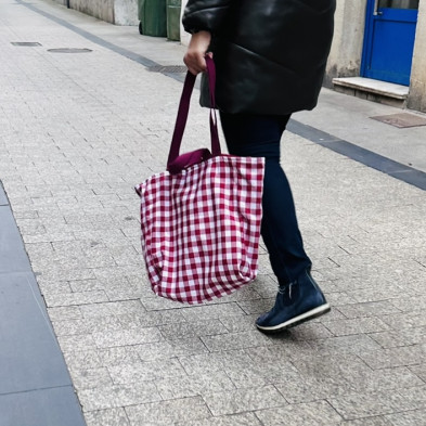 Totebag MARVE burdeos - personalizable