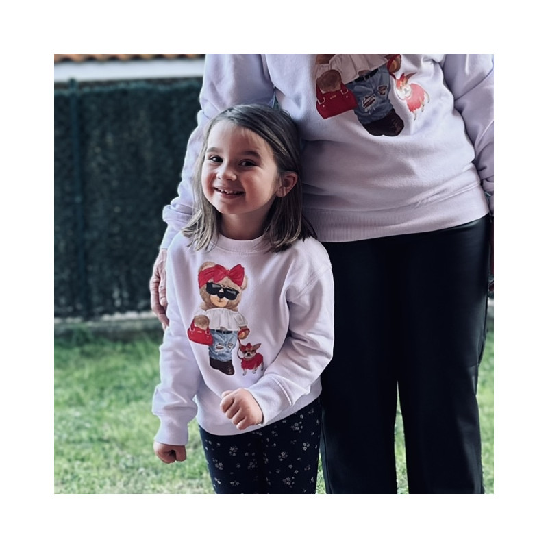 Sudadera infantil OSA con perro - personalizable