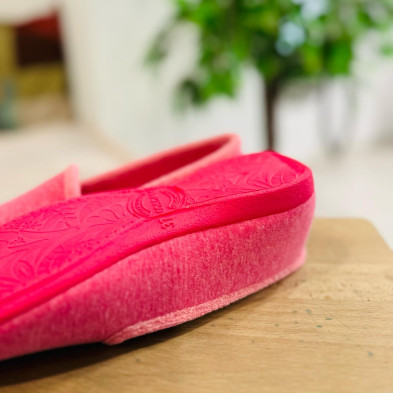 Zapatilla de casa MARION - cerrada fucsia