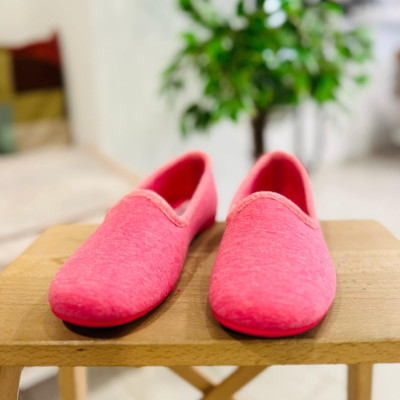 Zapatilla de casa MARION - cerrada fucsia