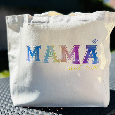 Totebag NATURE - MAMÁ desde - personalizable fecha