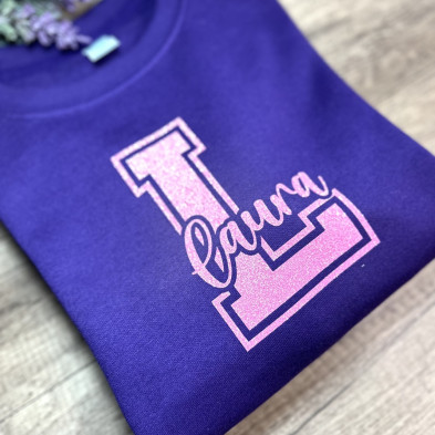 Sudadera infantil Nombre grande - personalizable