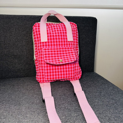 Mochila MARVE rojo/rosa - personalizable