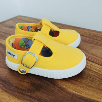 Sandalia lona ARTIS - amarillo