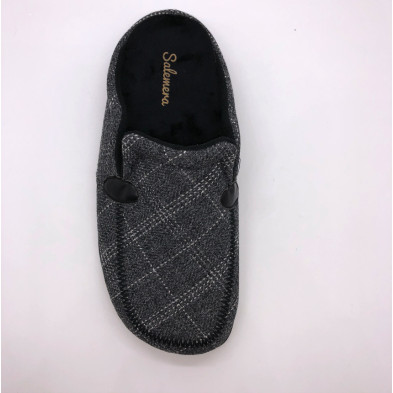 Zapatilla de casa abierta hombre - gris