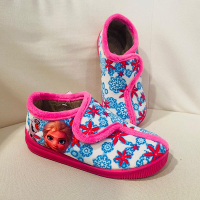 Zapatilla de casa infantil FROZEN - rosa y azul