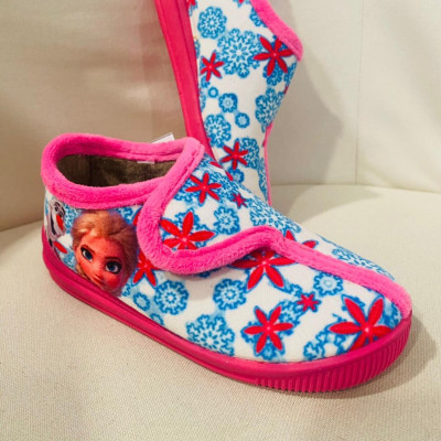 Zapatilla de casa infantil FROZEN - rosa y azul